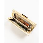 Portfel, ecru, skóra ekologiczna, Peterson