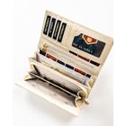 Portfel, ecru, skóra naturalna i ekologiczna, Peterson