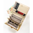 Portfel, ecru, skóra naturalna i ekologiczna, Peterson