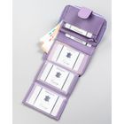 Portfel, fioletowy, skóra ekologiczna, 4U Cavaldi