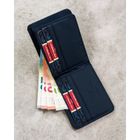 Portfel, granatowy, skóra ekologiczna, Peterson