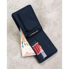 Portfel, granatowy, skóra ekologiczna, Peterson