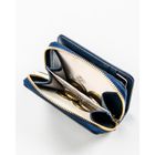 Portfel, granatowy, skóra ekologiczna, Peterson