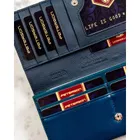 Portfel, granatowy, skóra ekologiczna, Peterson