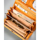 Portfel, jasnobrązowy, skóra ekologiczna, 4U Cavaldi