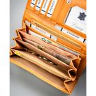 Portfel, jasnobrązowy, skóra ekologiczna, 4U Cavaldi