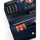 Portfel, niebieski, RFID, Peterson