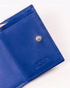 Portfel, niebieski, skórzany, Peterson