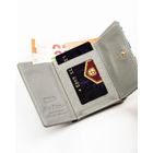 Portfel, niebieski, skórzany, Peterson