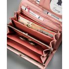 Portfel, różowy, skóra ekologiczna, 4U Cavaldi