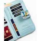 Portfel, skórzany, kwiatowy wzór, Peterson