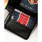 Portfel, szary, skóra ekologiczna, Peterson