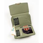 Portfel, zielony, skóra ekologiczna, RFID, Peterson