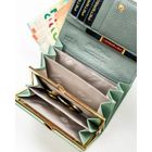 Portfel, zielony, skóra naturalna i ekologiczna, Peterson