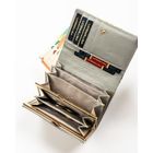 Portfel, zielony, skórzany, Peterson