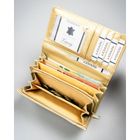 Portfel, złoty, skóra ekologiczna, 4U Cavaldi