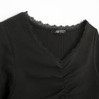 Prążkowana koszulka z domieszką modalu NOWEAR