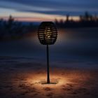 ProGarden, lampa solarna, czarna, 15-52 cm