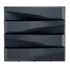 Prosperplast, kwietnik wertykalny, antracytowy, 4 elementy