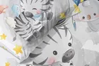 Przytulaki, Zebra, 2-częściowy komplet pościeli, 100-135 cm