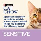 Purina, Cat Chow Sensitive, karma mokra dla kota, łosoś, cukinia, 26-85g