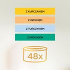 Purina, Gourmet Gold, Mus Mix smaków, karma mokra dla kotów, 48-85g