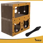 Purlov, drapak dla kota, dwupiętrowy, domek