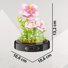 QBI, Peonie, klocki konstrukcyjne, 543 elementów