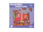 QBI, pojazdy uprzywilejowane, puzzle magnetyczne, 16+20+25 elementów