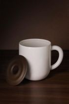 Qualy, Maximug, podajnik na chusteczki, biało-brązowy