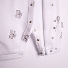 Rampers chłopięcy, biały, Nicol