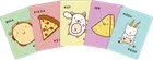 Rebel, Buła, Pizza, Kot, Ser, Koza, gra towarzyska