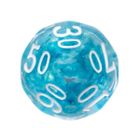 Rebel, komplet kości RPG, gęsty rdzeń, morskie białe cyfry