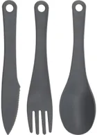 Redcliffs, sztućce turystyczne, plastikowe, 3w1