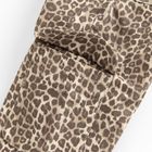 Regulowane jeansy wide leg w panterkę Cool Club