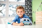 Revell, Junior Kit, Van policyjny, poazd do składania, 1:20