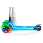 Ricokids, Jelly, hulajnoga 3-kołowa, balansowa, świecąca w ciemności, niebieska