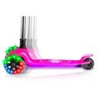 Ricokids, Jelly, hulajnoga 3-kołowa, balansowa, świecąca w ciemności, różowa