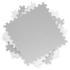 Ricokids, mata piankowa, puzzle, biało-szare, 4 elementy, 60-60 cm
