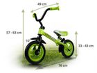 Ricokids, rowerek biegowy, stalowa rama, 10 cali, zielony