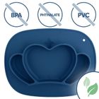 Ricokids, talerzyk dla dzieci silikonowy do karmienia, korona