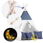 Ricokids, Tipi, namiot dla dzieci, granat, 120-120-160 cm