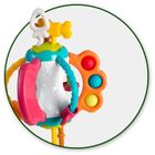 Ricokids, zabawka niemowlęca montessori ze sznurkami sensorycznymi, zwierzątka