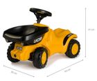 Rolly Toys, Rolly MiniTrac, JCB, jeździk wywrotka, 135646