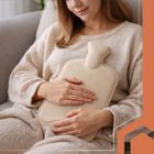 Ruhhy, termofor gumowy w pokrowcu, 1800 ml