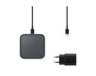 Samsung Flat Induction Pad, Quick Charge 15w, mains Charger Not Included Black
