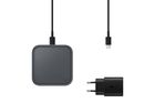 Samsung Wireless Charger Pad, with Travel Adapter Black