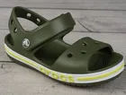 Sandały dziecięce, khaki, Crocs Bayaband