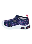 Sandały dziewczęce, granatowe, American Club