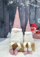 Saska Garden, skrzat dekoracyjny, różowy, 38 cm